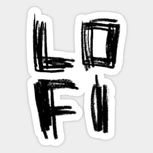 Lo Fi Typography for LOFI Aesthetic Sticker